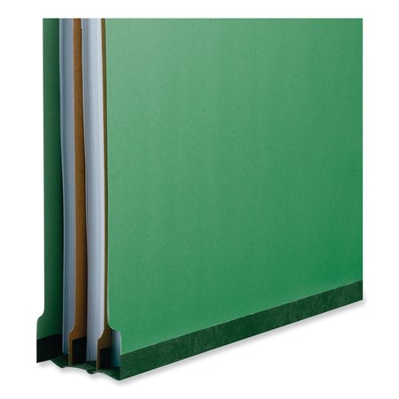 Universal Pressboard Classification Folder 8-1/2 x 14", Green, PK10 UNV10312